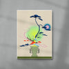 Changing Seasons II contemporary wall art print by Brindha Kumar - sold by DROOL
