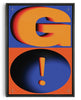 Cargar imagen en el visor de la galería, GO! contemporary wall art print by Sheyi Adebayo - sold by DROOL