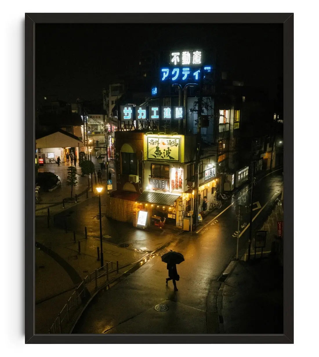 Nights in Japan contemporary wall art print by Tyler Glass - sold by DROOL
