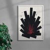 CARDIAC contemporary wall art print by Xtian Miller - sold by DROOL