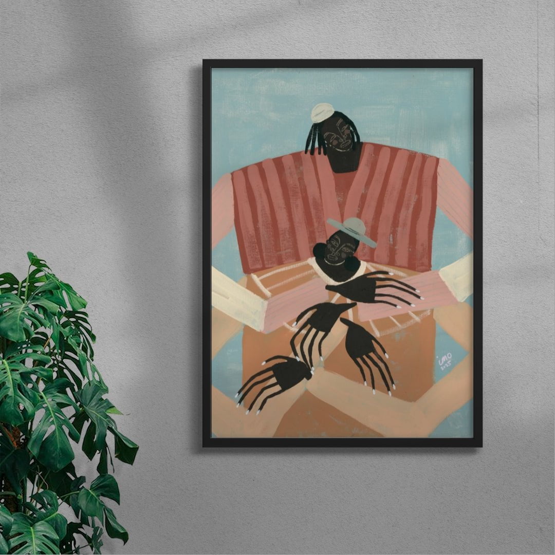 We are Here, No.3 contemporary wall art print by Studio IMO - sold by DROOL