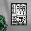 Party, No Sleep contemporary wall art print by Renee Kao - sold by DROOL