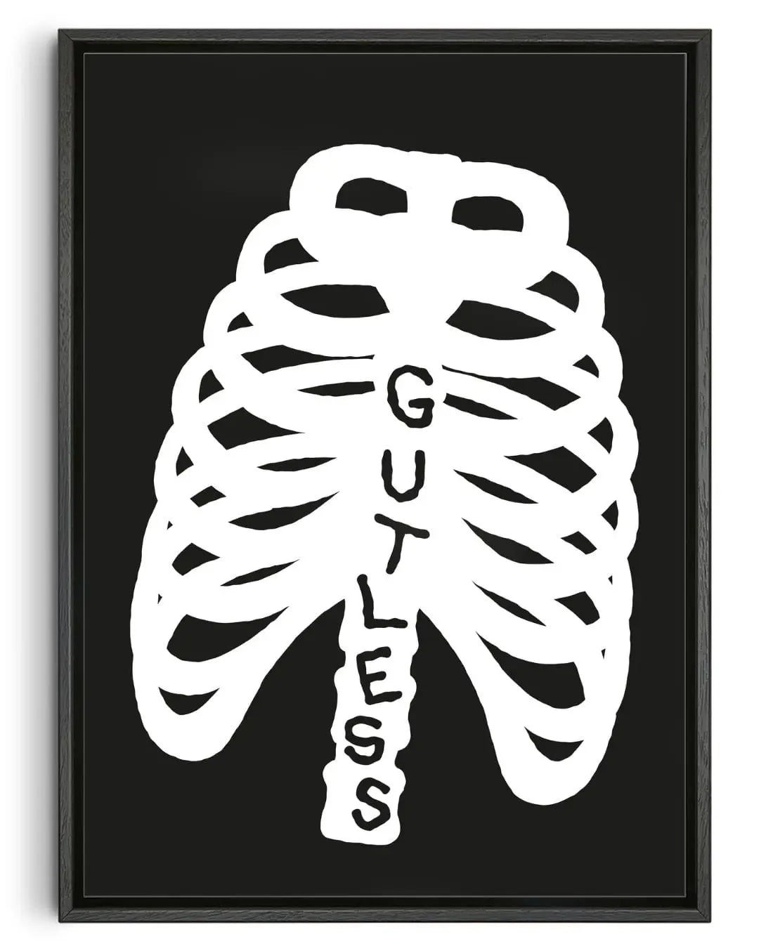 Gutless - Canvas Print by Max Blackmore | DROOL Art