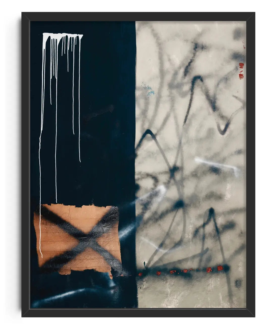 HARD STOP contemporary art print by Mike O'Guinn - sold by DROOL