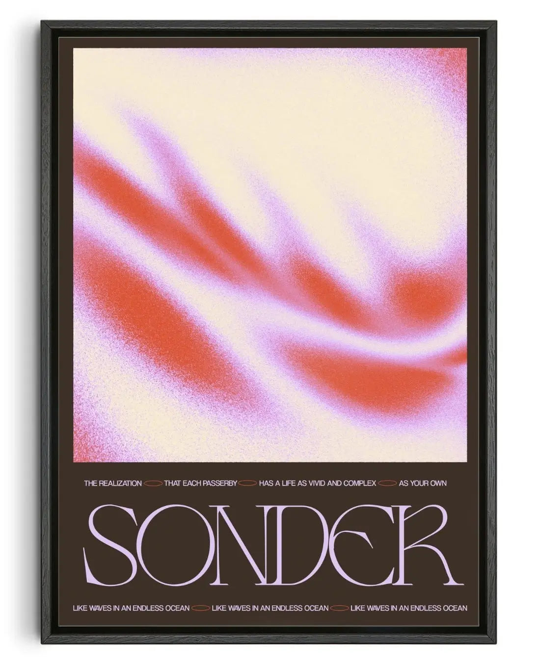 Sonder contemporary wall art print by Coveposter - sold by DROOL