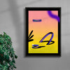 Sunny contemporary wall art print by Tolga Tarhan - sold by DROOL