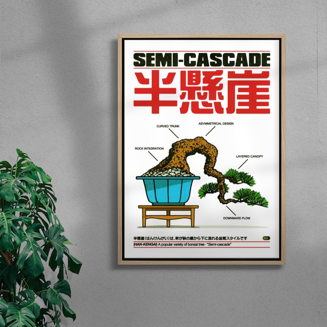 Han-Kengai contemporary wall art print by Othman Zougam - sold by DROOL