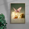 ButterFly contemporary wall art print by Alex Valentina - sold by DROOL