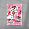 Fools Luck contemporary wall art print by Caitlin Flood-Molyneux - sold by DROOL