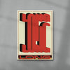 Long contemporary wall art print by Sheyi Adebayo - sold by DROOL