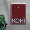 Kōhī contemporary wall art print by Henry M. - sold by DROOL