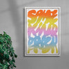 Bold Actions contemporary wall art print by Jorge Santos - sold by DROOL