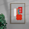 Maihime contemporary wall art print by Ren Morita - sold by DROOL