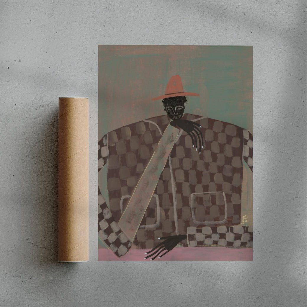 Talk to Me, No.4 contemporary wall art print by Studio IMO - sold by DROOL