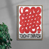 Touch At Own Risk contemporary wall art print by Alexander Khabbazi - sold by DROOL