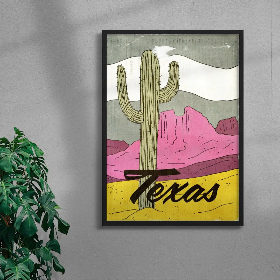 Retro Texas Desert