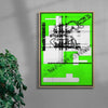 Playground Fox contemporary wall art print by Pangram Pangram Foundry - sold by DROOL