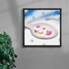 Spoonful contemporary wall art print by Oriane Jeanselme - sold by DROOL