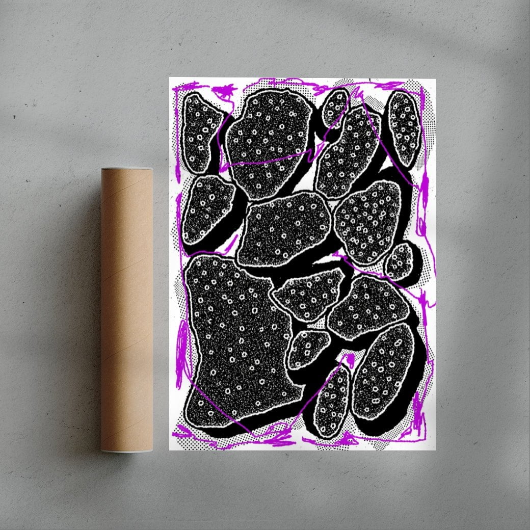 Sauce contemporary wall art print by Jorge Santos - sold by DROOL