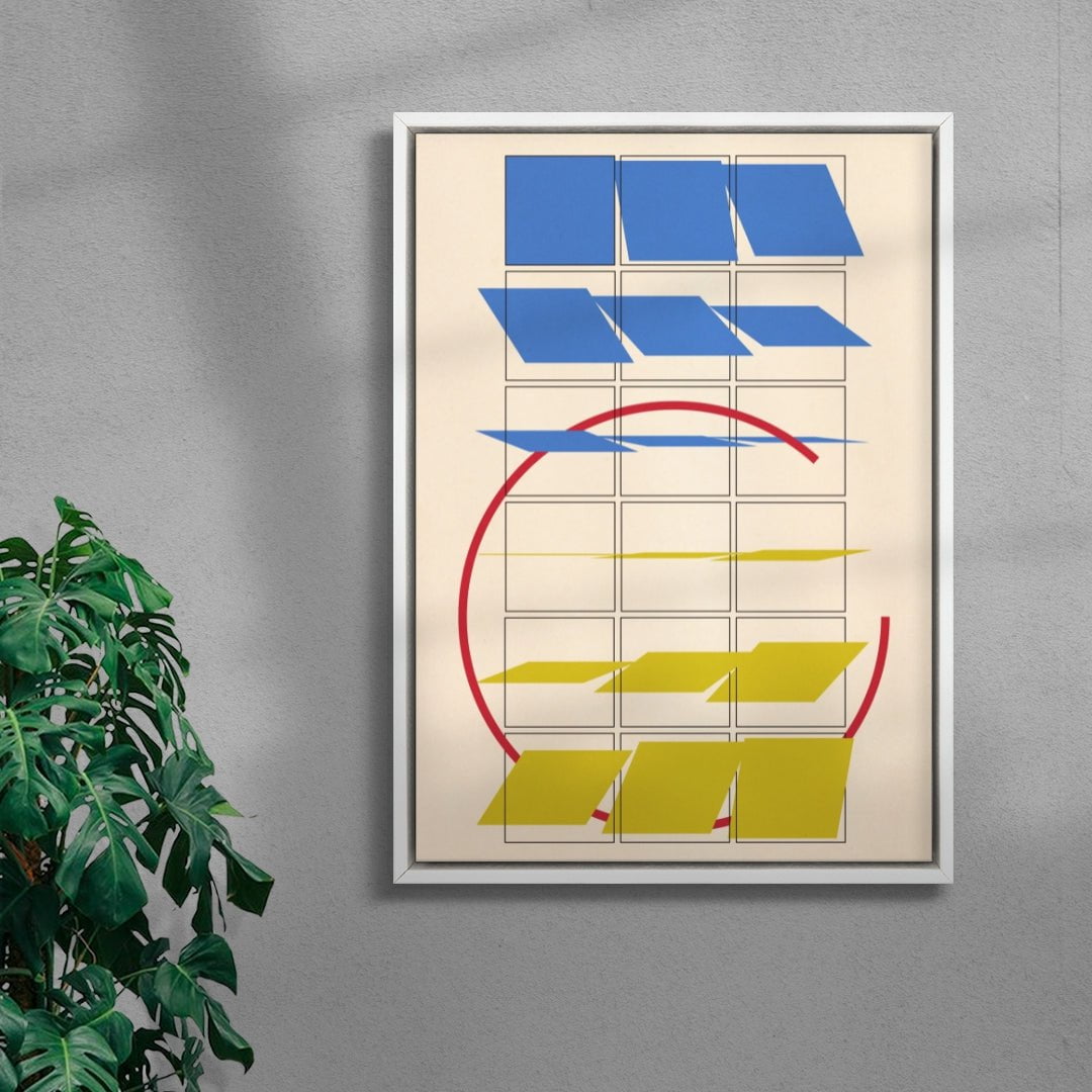 Loop contemporary wall art print by Edan Strachan - sold by DROOL