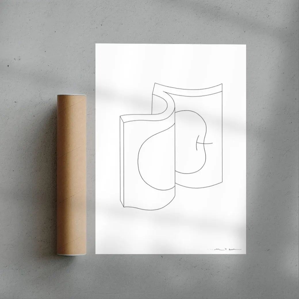 book contemporary wall art print by CHIAKI KOBAYASHI - sold by DROOL