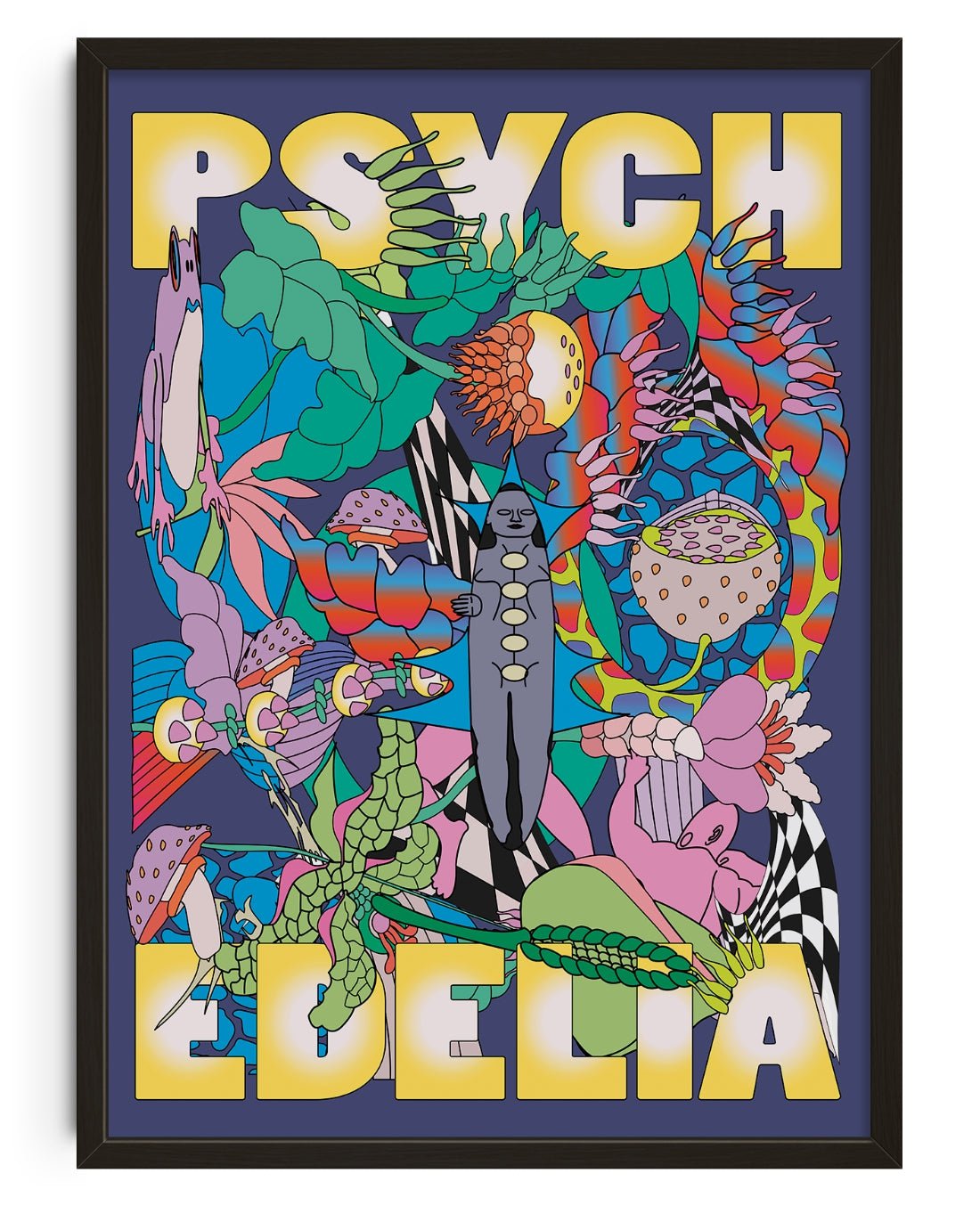 Psychedelia contemporary wall art print by Reza Hasni - sold by DROOL