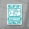 Cam Sex contemporary wall art print by Eric Schwarz - sold by DROOL