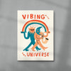 Vibing With The Universe contemporary wall art print by Aley Wild - sold by DROOL
