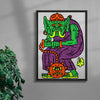 Goblin contemporary wall art print by Guy Field - sold by DROOL