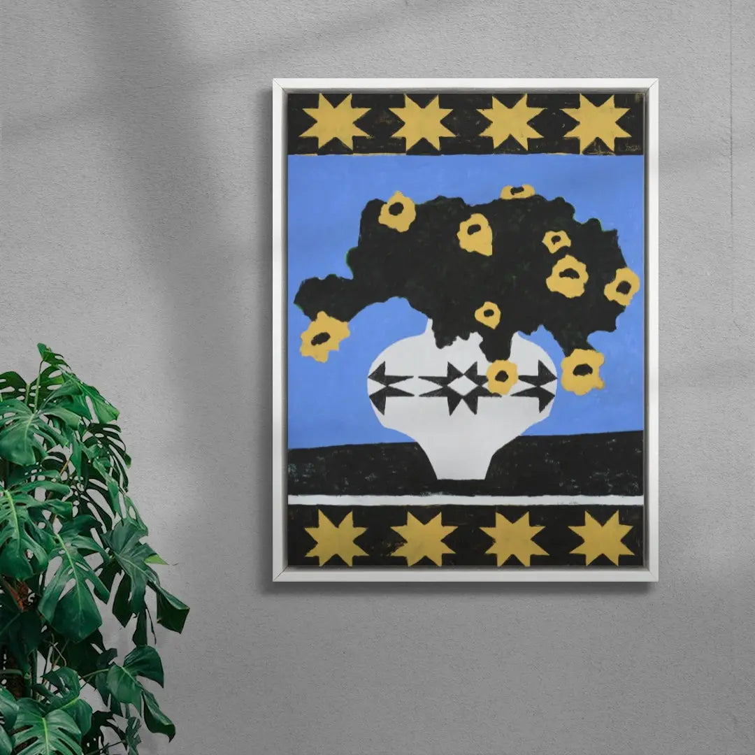 Avery Vase contemporary wall art print by Colby Edwards - sold by DROOL