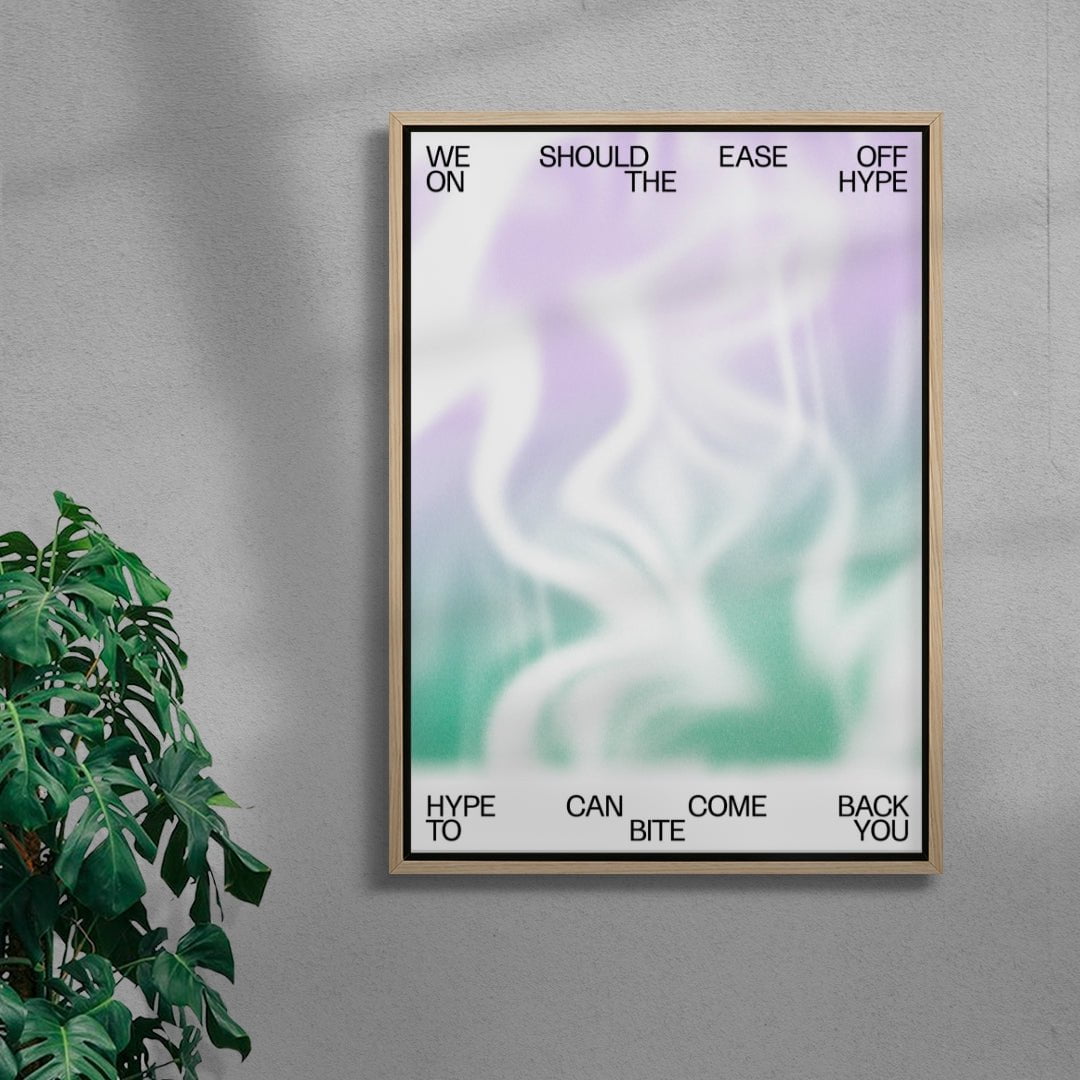 HYPE contemporary wall art print by John Schulisch - sold by DROOL