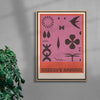 Nature's Rhythm 1 contemporary wall art print by Imo Sinclair - sold by DROOL