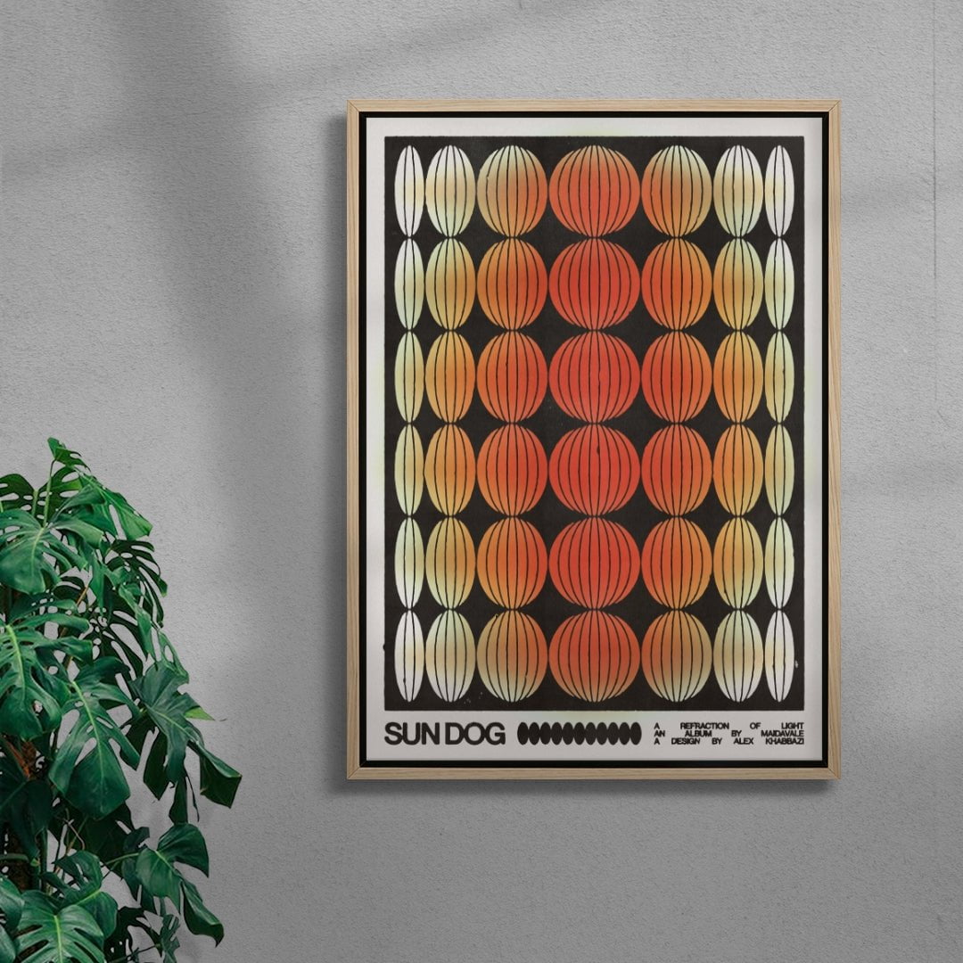 Sundog contemporary wall art print by Alexander Khabbazi - sold by DROOL