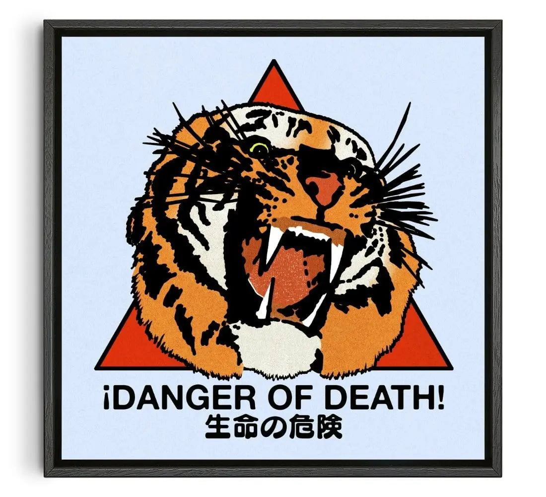 Danger of Death contemporary wall art print by Othman Zougam - sold by DROOL