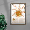 Solarstorm contemporary wall art print by Studio Trikken - sold by DROOL