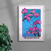 When I Let Go of What I Am contemporary wall art print by Othman Zougam - sold by DROOL