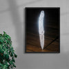 The holy knife contemporary wall art print by Tom Modol - sold by DROOL