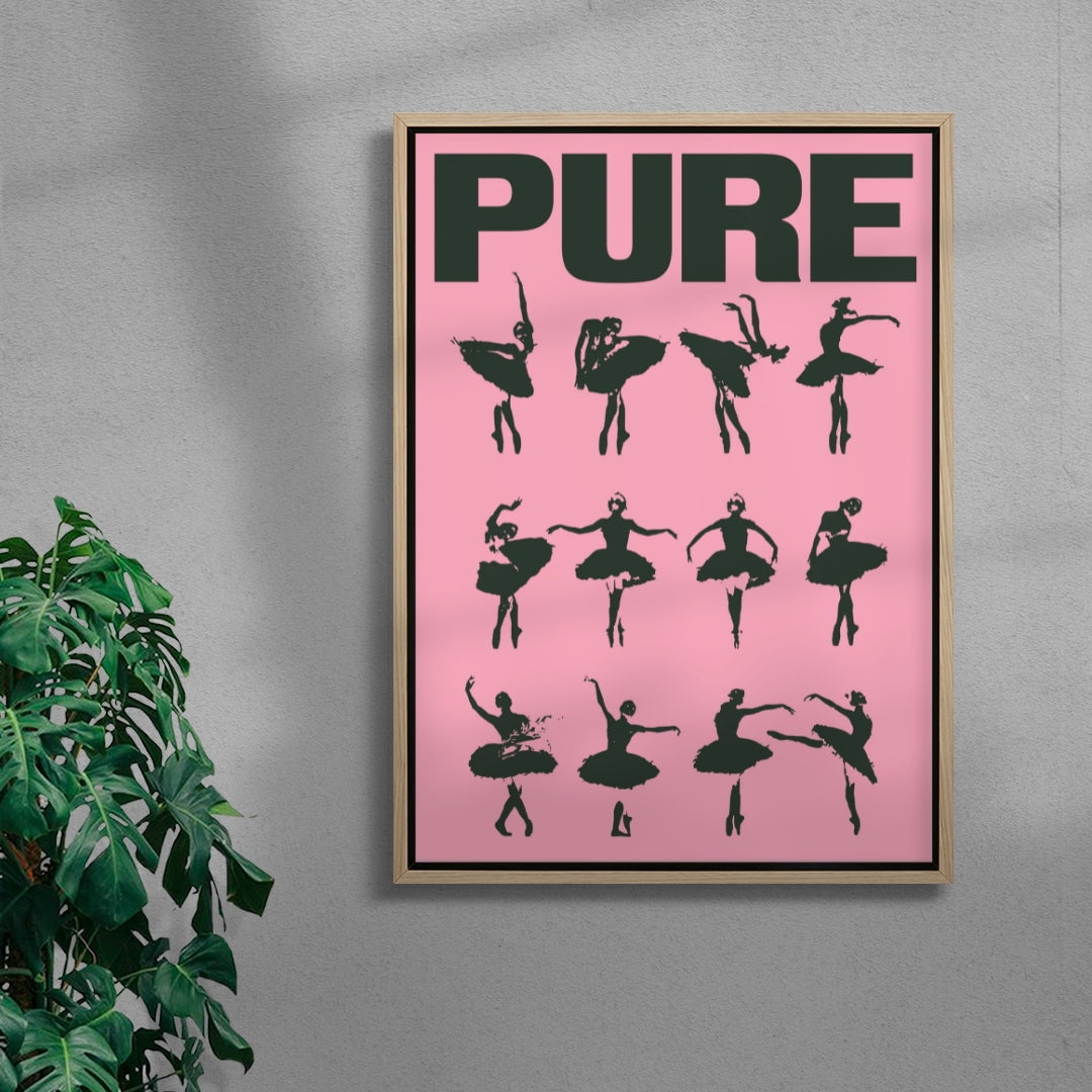 PURE contemporary wall art print by Utsav Verma - sold by DROOL