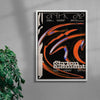 Atrion Element 2 contemporary wall art print by Jules Bigot - sold by DROOL