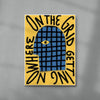 On The Grid Getting Nowhere contemporary wall art print by Carilla Karahan - sold by DROOL
