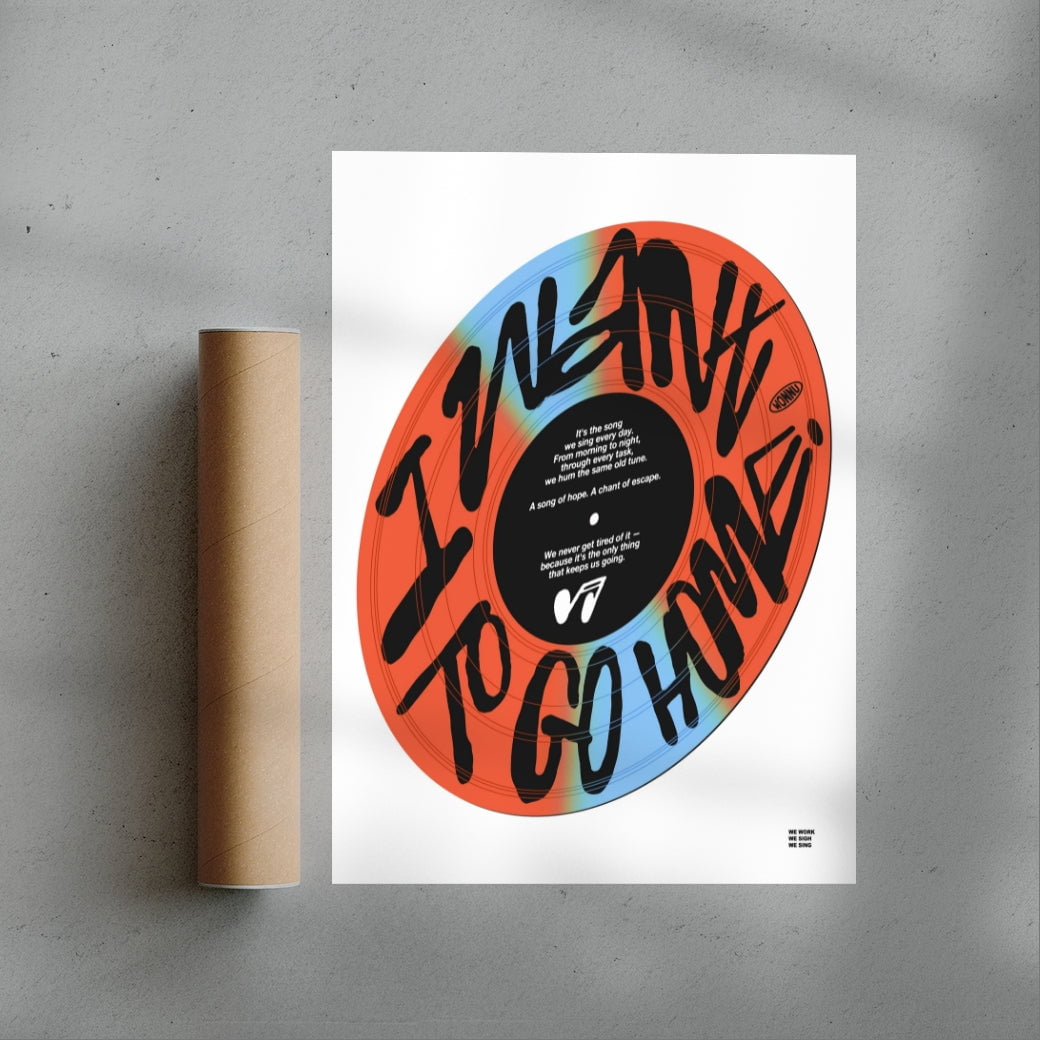 A daily record that never gets old contemporary wall art print by Wonnu - sold by DROOL