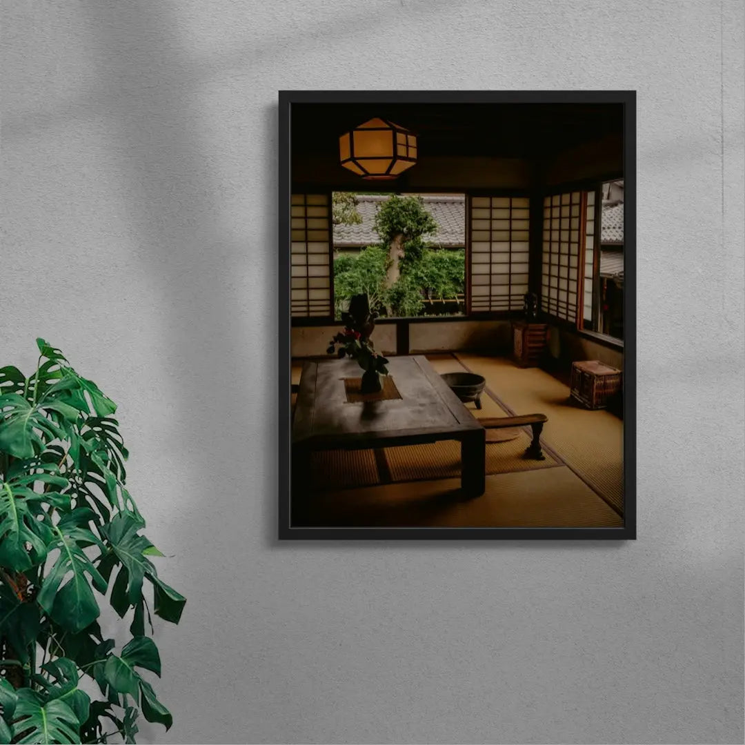 Tatami contemporary wall art print by Jacky Jiang - sold by DROOL