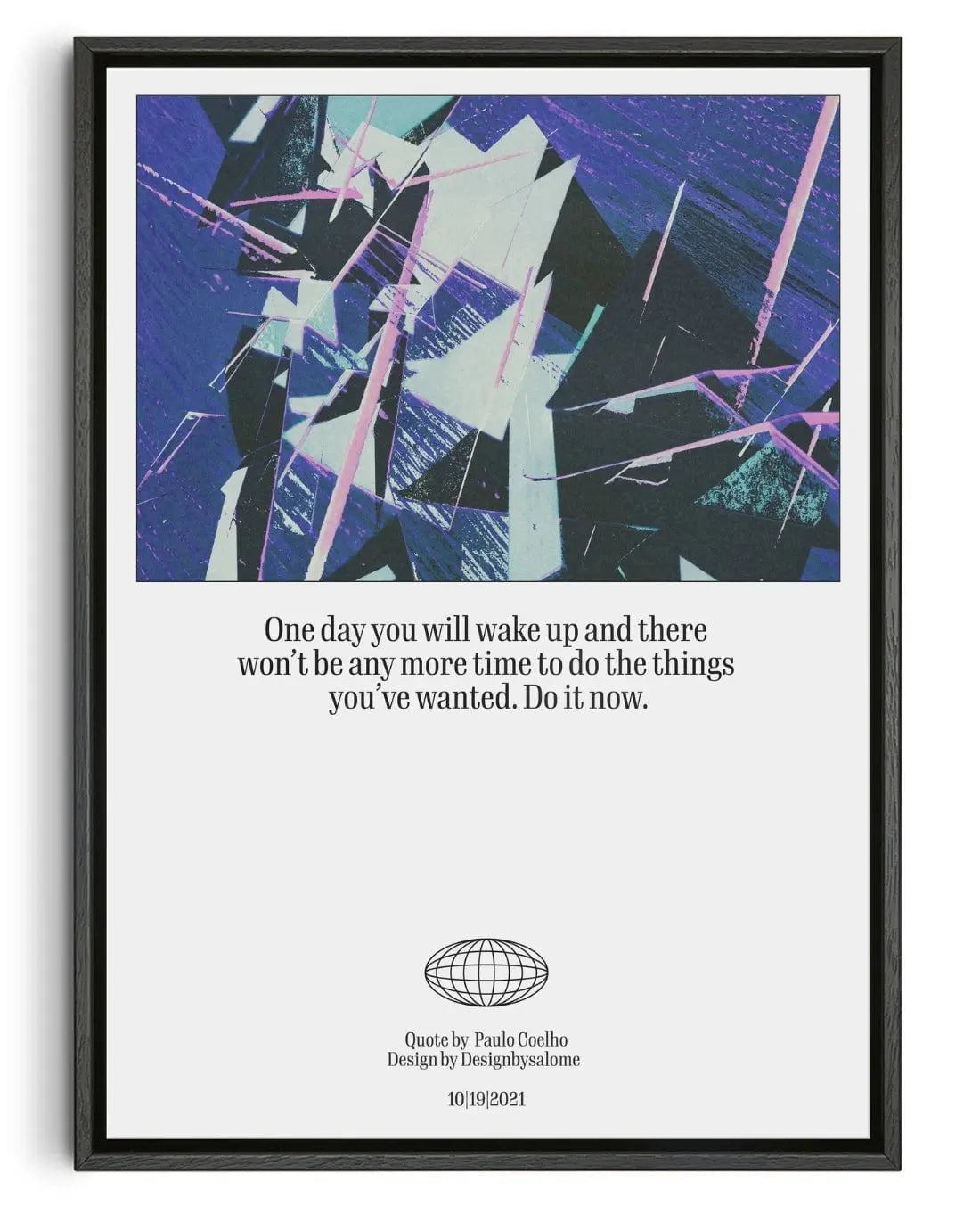 Do it contemporary wall art print by Salome Frenzel - sold by DROOL