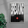 Breaking Point contemporary wall art print by Sheyi Adebayo - sold by DROOL