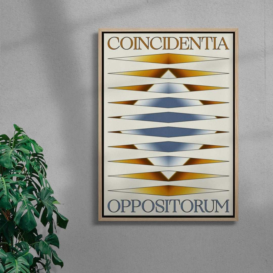 Unity of Opposites (Fig.1) contemporary wall art print by Utsav Verma - sold by DROOL