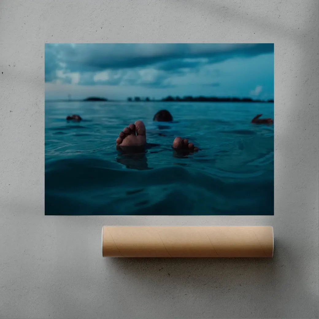 Swept away contemporary wall art print by William DeSena - sold by DROOL