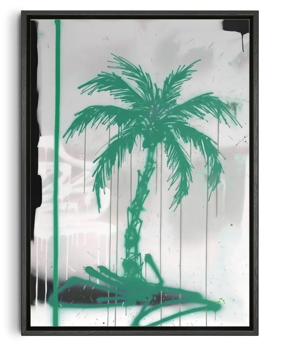 Palm’s Spaghetti contemporary wall art print by Dom Russo - sold by DROOL