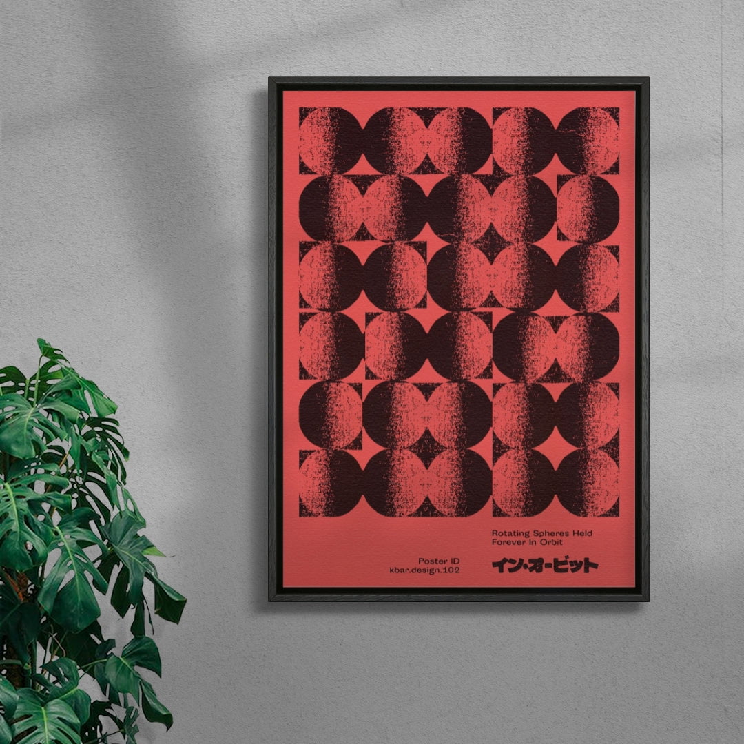 In Orbit contemporary wall art print by Alexander Khabbazi - sold by DROOL