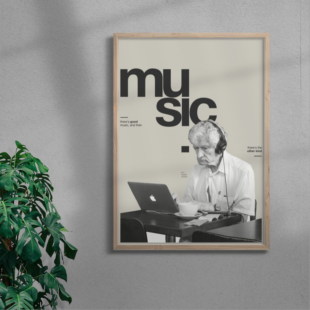 Music contemporary wall art print by Mirza Talovic - sold by DROOL