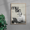 Music contemporary wall art print by Mirza Talovic - sold by DROOL
